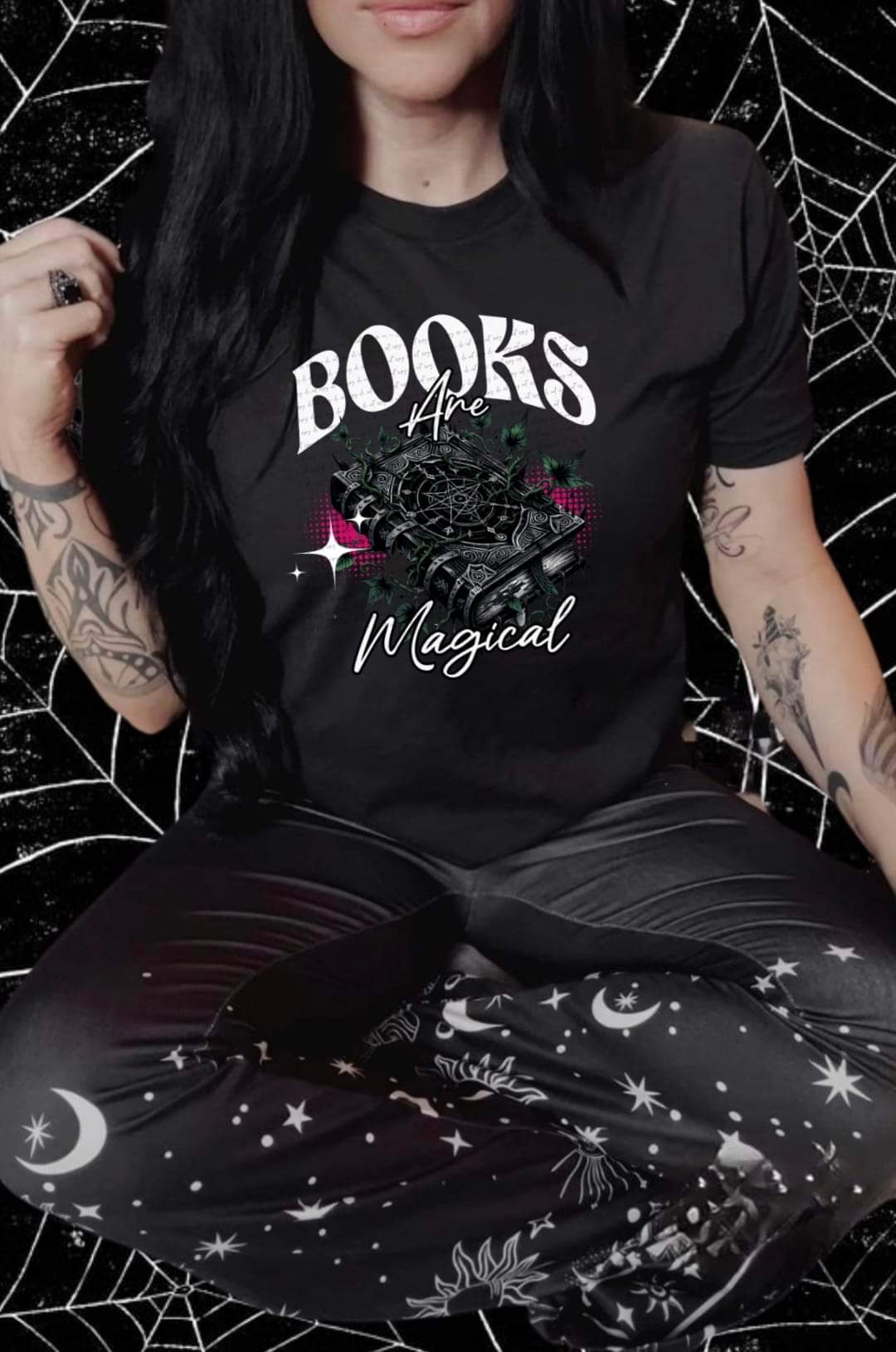 Books are magical DTF transfer