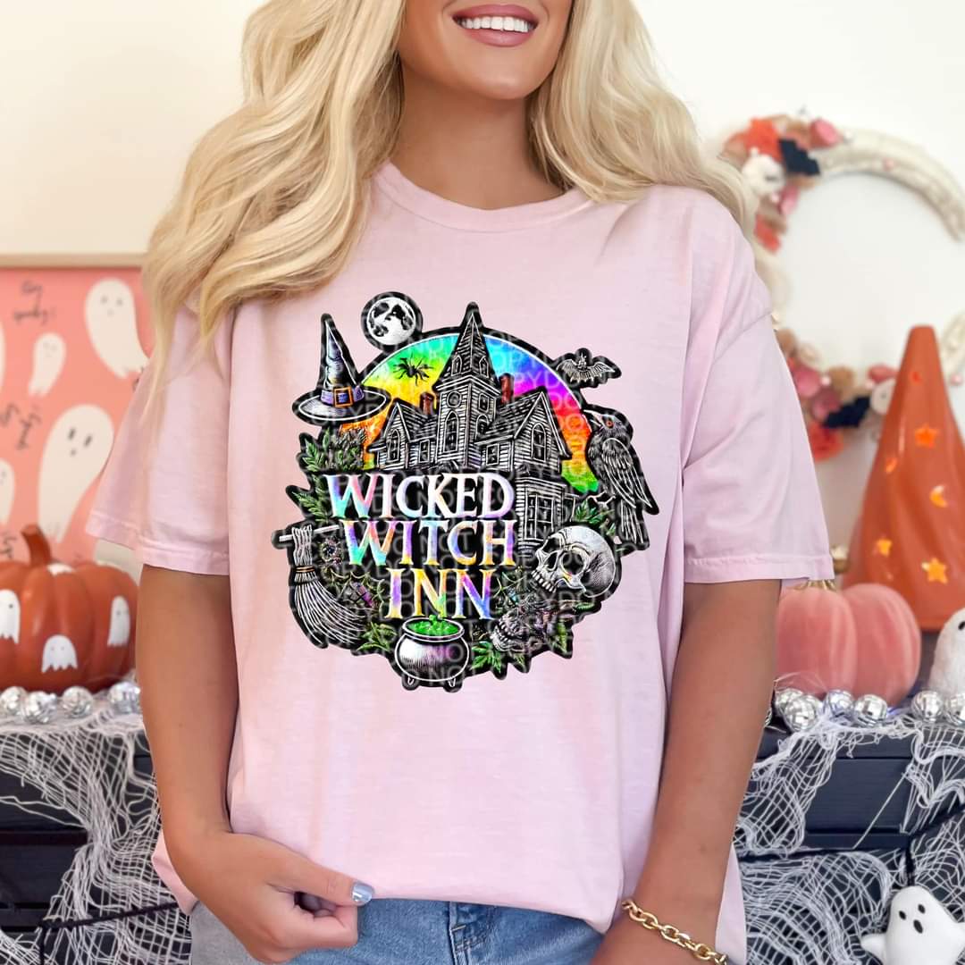 Wicked witch INN rhinestone DTF Transfer