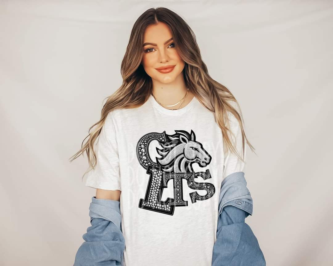 Colts RHINESTONE DTF transfer
