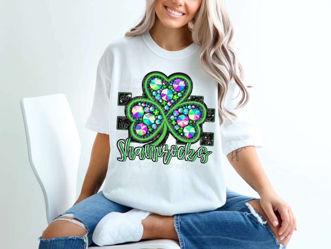 Shamrocks green (gem)(c's) DTF transfer