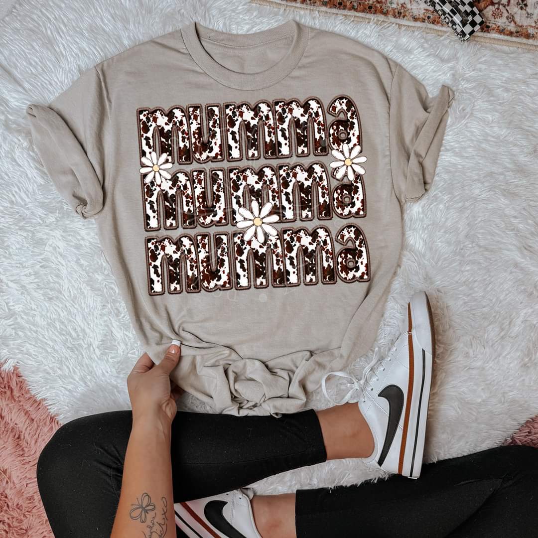 Mumma cowhide stacked lyttle 45192 DTF transfers