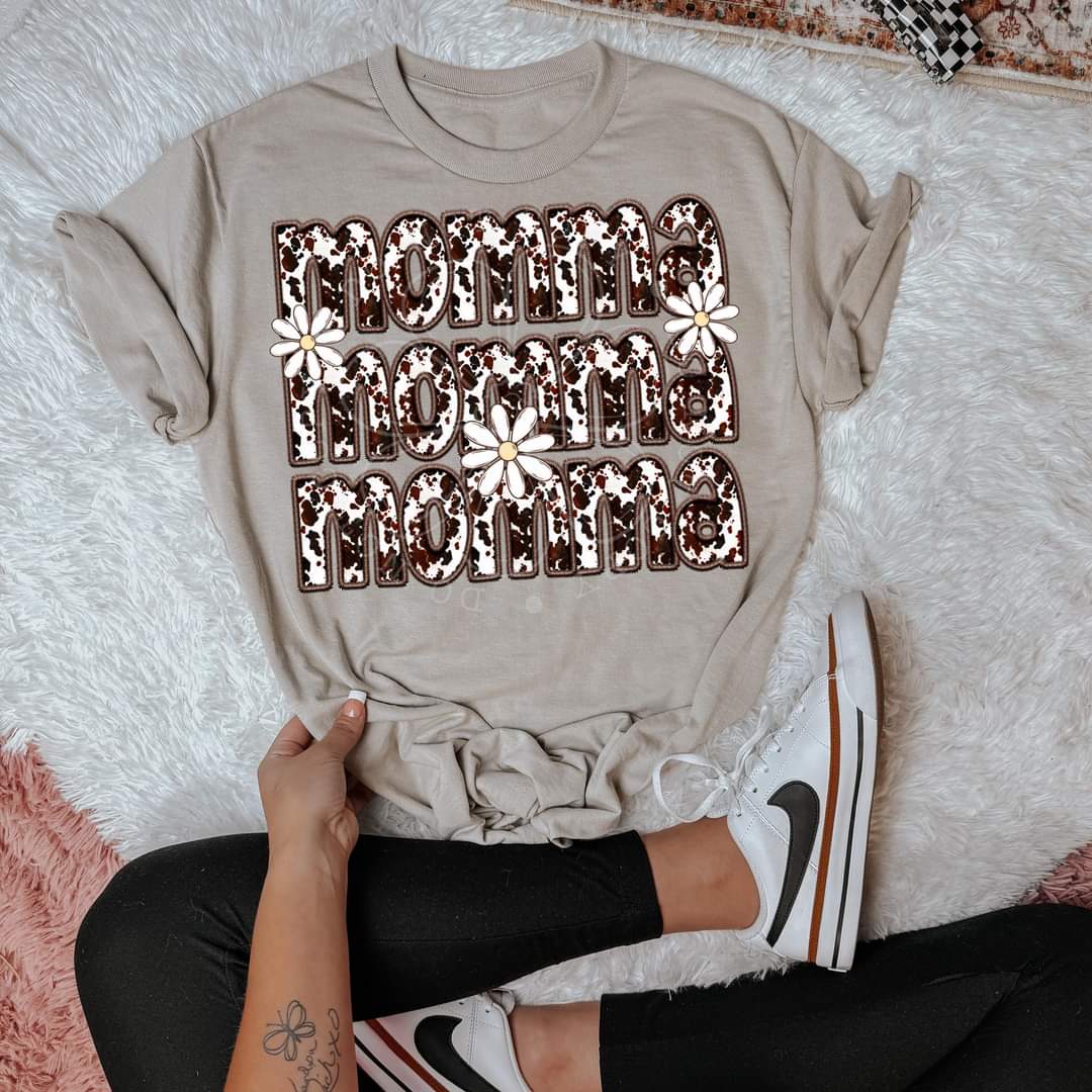 Momma cowhide stacked lyttle 45192 DTF transfers