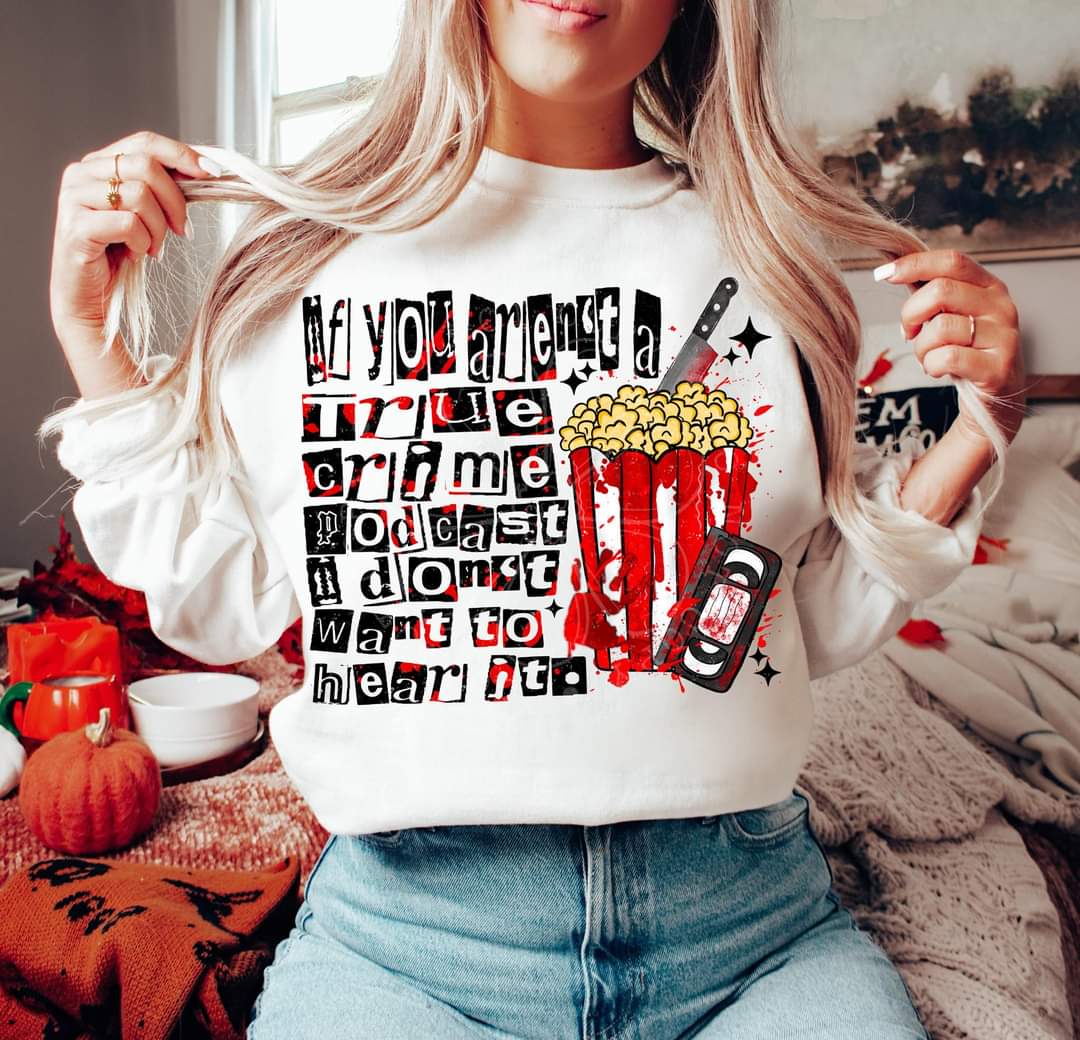 If you aren't a true crime podcast I don't want to hear it lyttle 45167 DTF transfer