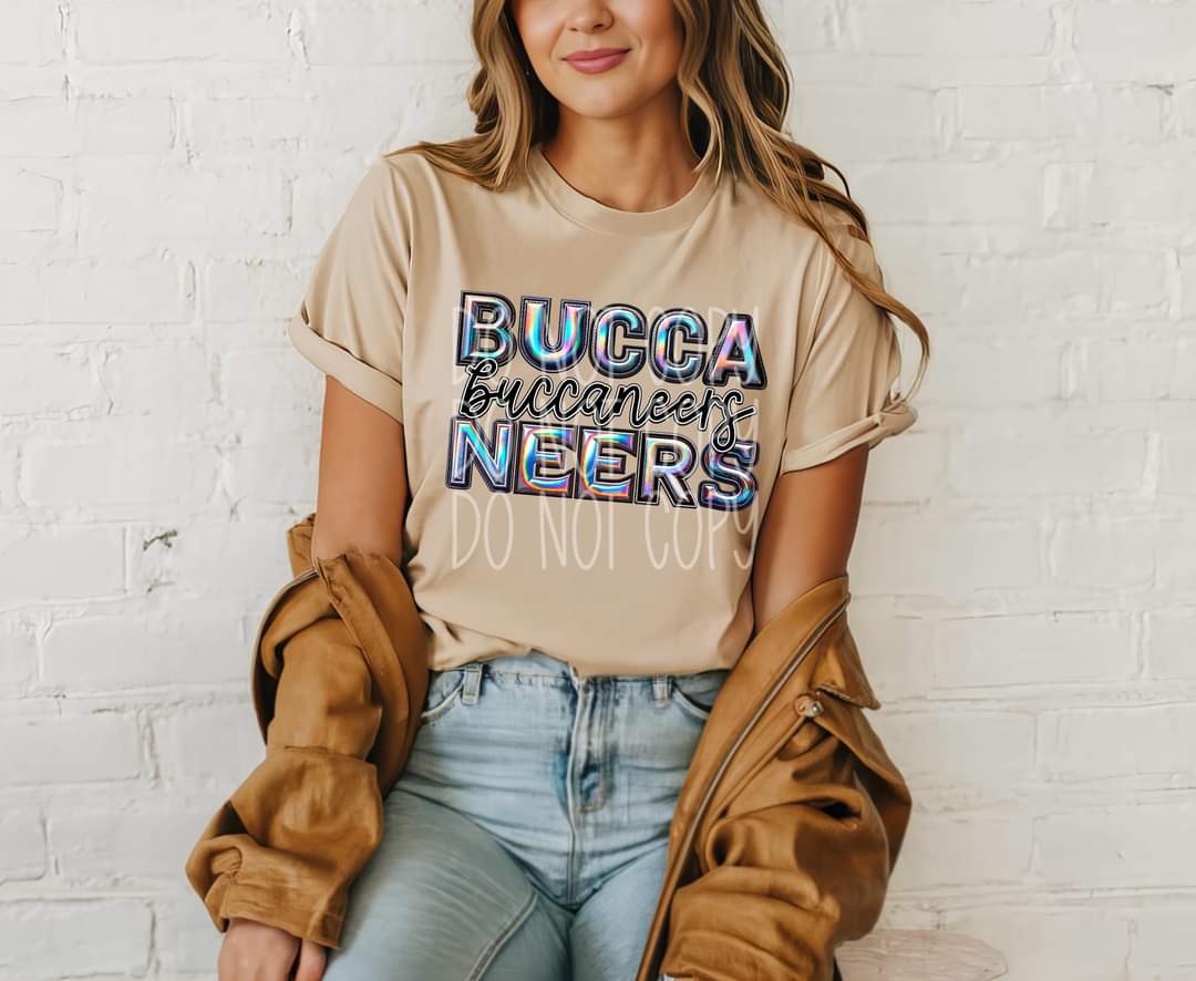 Buccaneers holographic 45234 DTF transfers