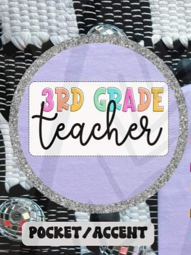 3rd grade teacher 45296 DTF transfers