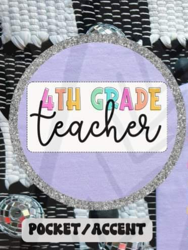 4th grade teacher 45295 DTF transfers