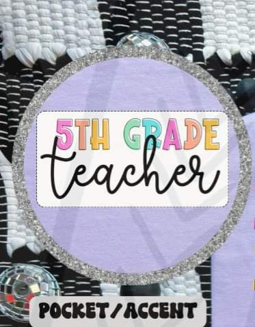 5th grade teacher 45294 DTF transfers