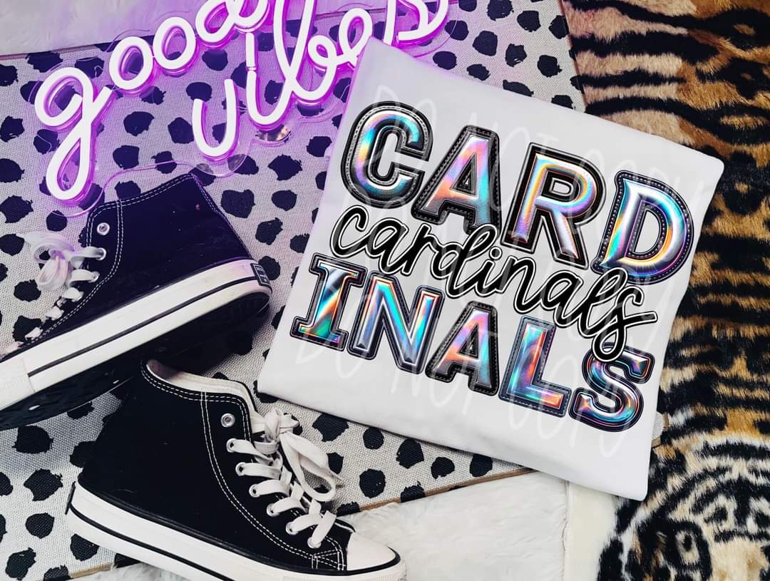 Cardinals holographic 45332 DTF TRANSFER