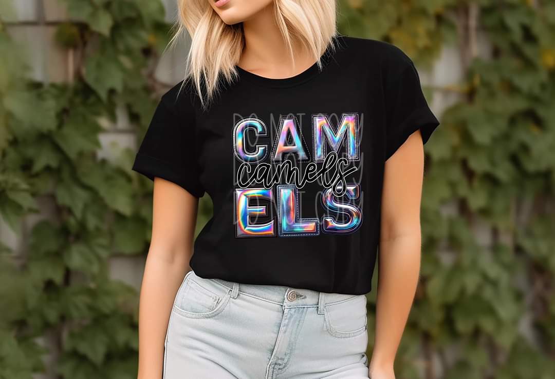 Camels holographic 45469 DTF TRANSFER