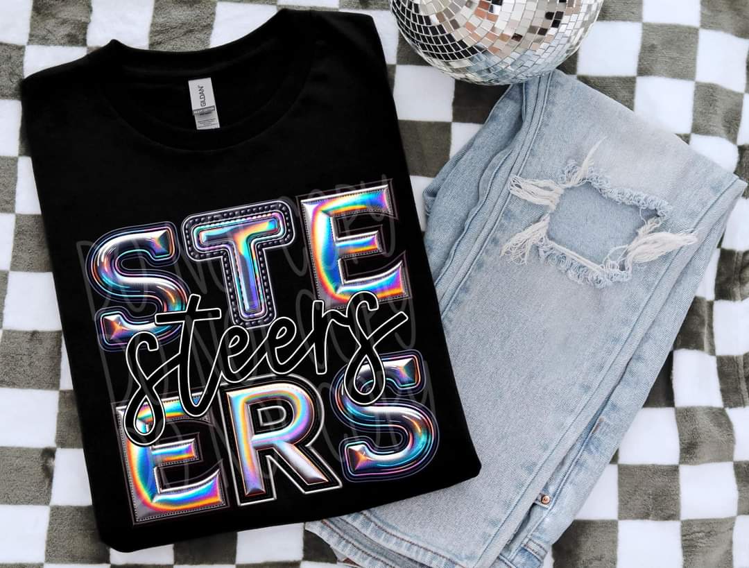 Steers holographic 45549 DTF TRANSFER