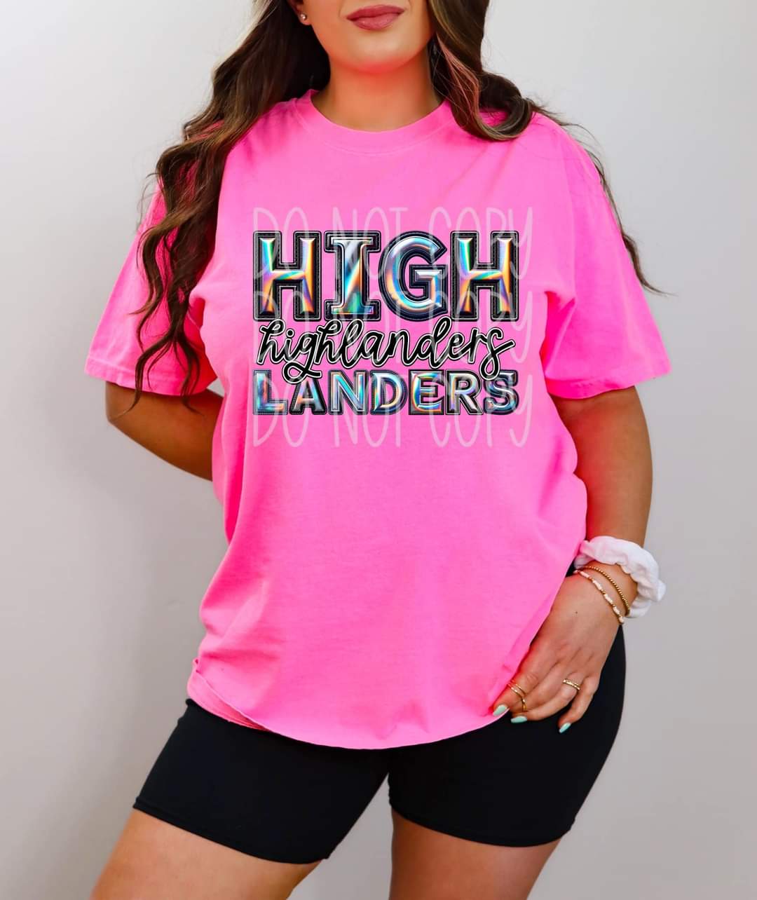 Highlanders holographic 45538 DTF TRANSFER