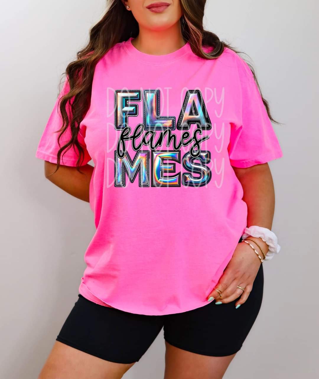Flamers holographic 45537 DTF TRANSFER