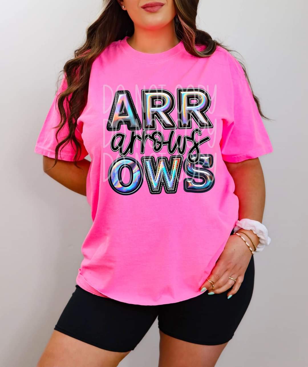 Arrows holographic 45530 DTF TRANSFER