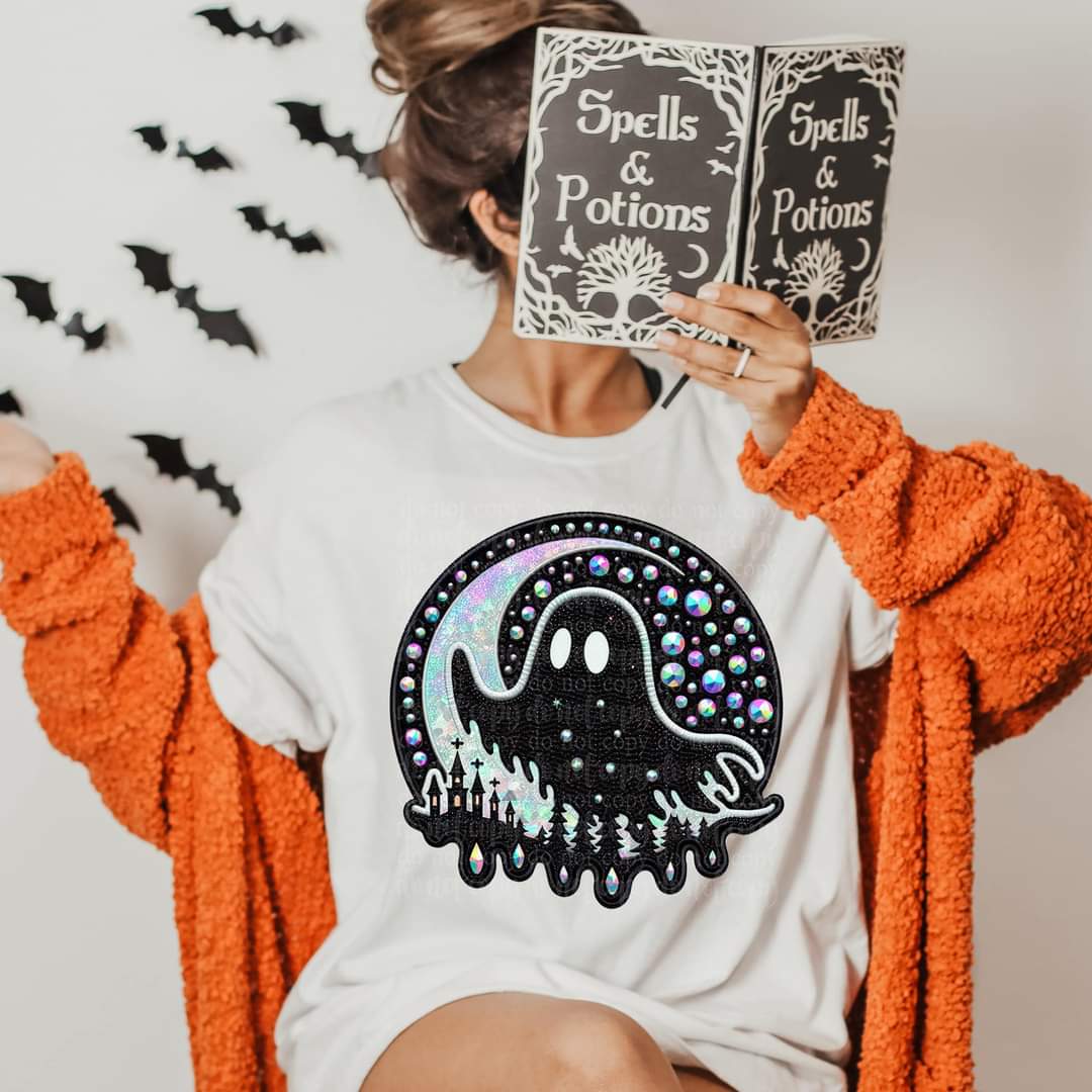 Holographic ghost circle TDD 45636 DTF transfer