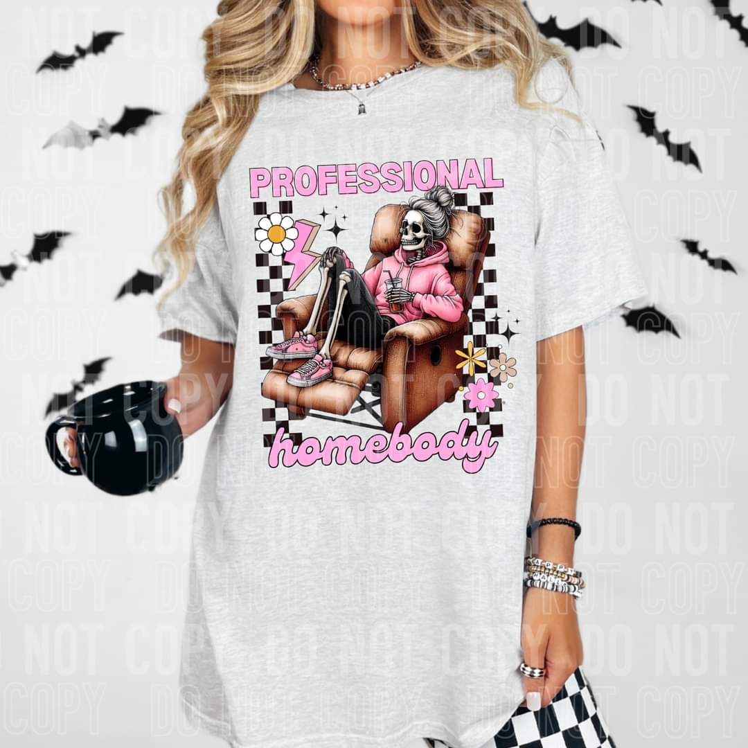 Professional homebody checkered skellie SBB DTF transfer