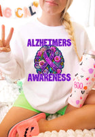 Alzheimers awareness DDD DTF transfer