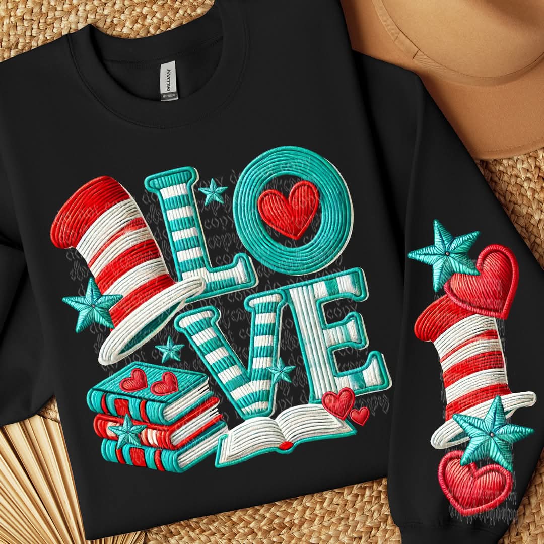 Love Reading HAT FRONT ONLY TTD DTF Transfer