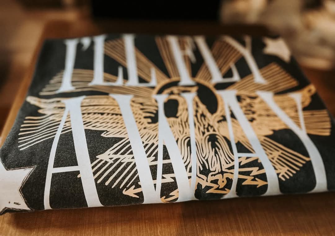 I'll fly away oh glory DTF Transfer