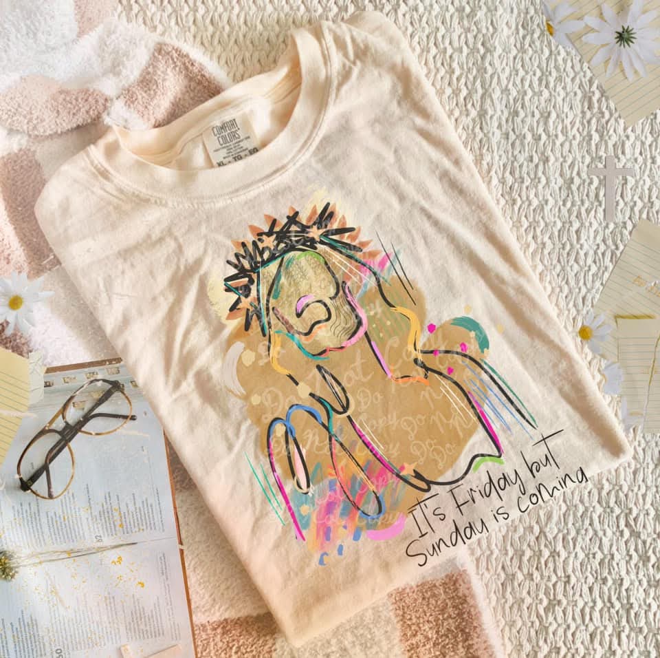 It's Friday but Sunday is coming DTF transfer