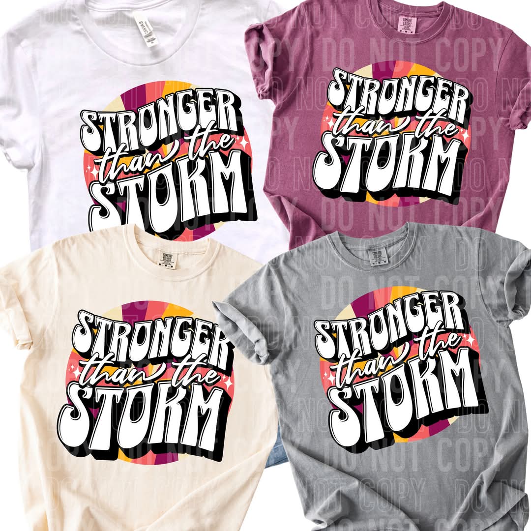 Stronger than the storm circle 112187 dtf transfer