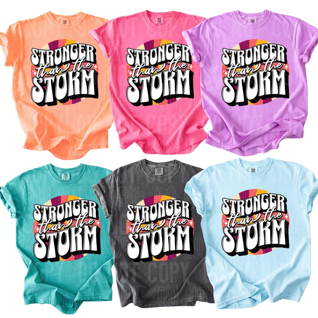 Stronger than the storm circle 112187 dtf transfer
