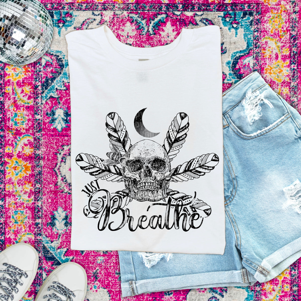 Death skull 103733 DTF transfer