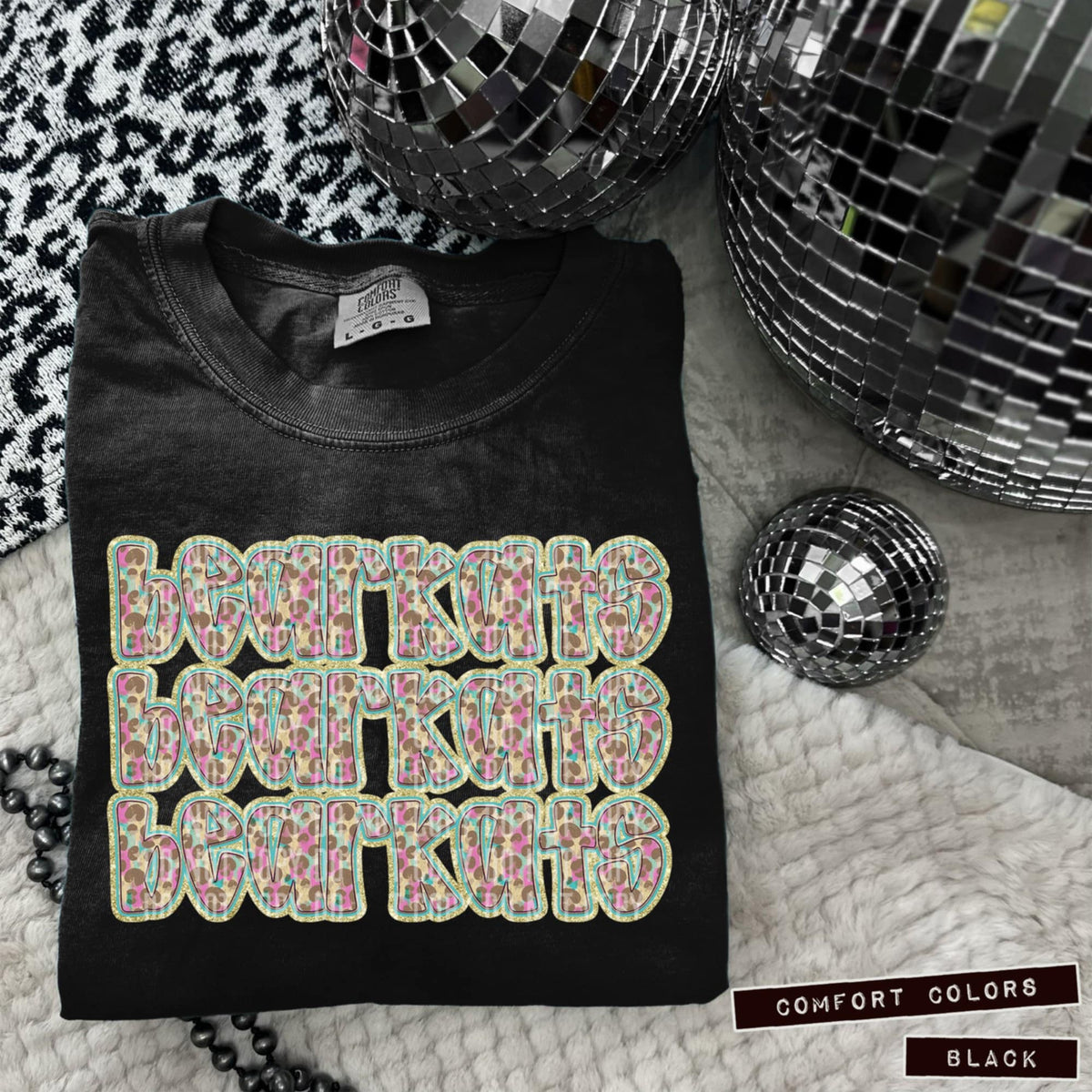 Bearkats Leopard Stacked (Caplinger) 98546 DTF transfer