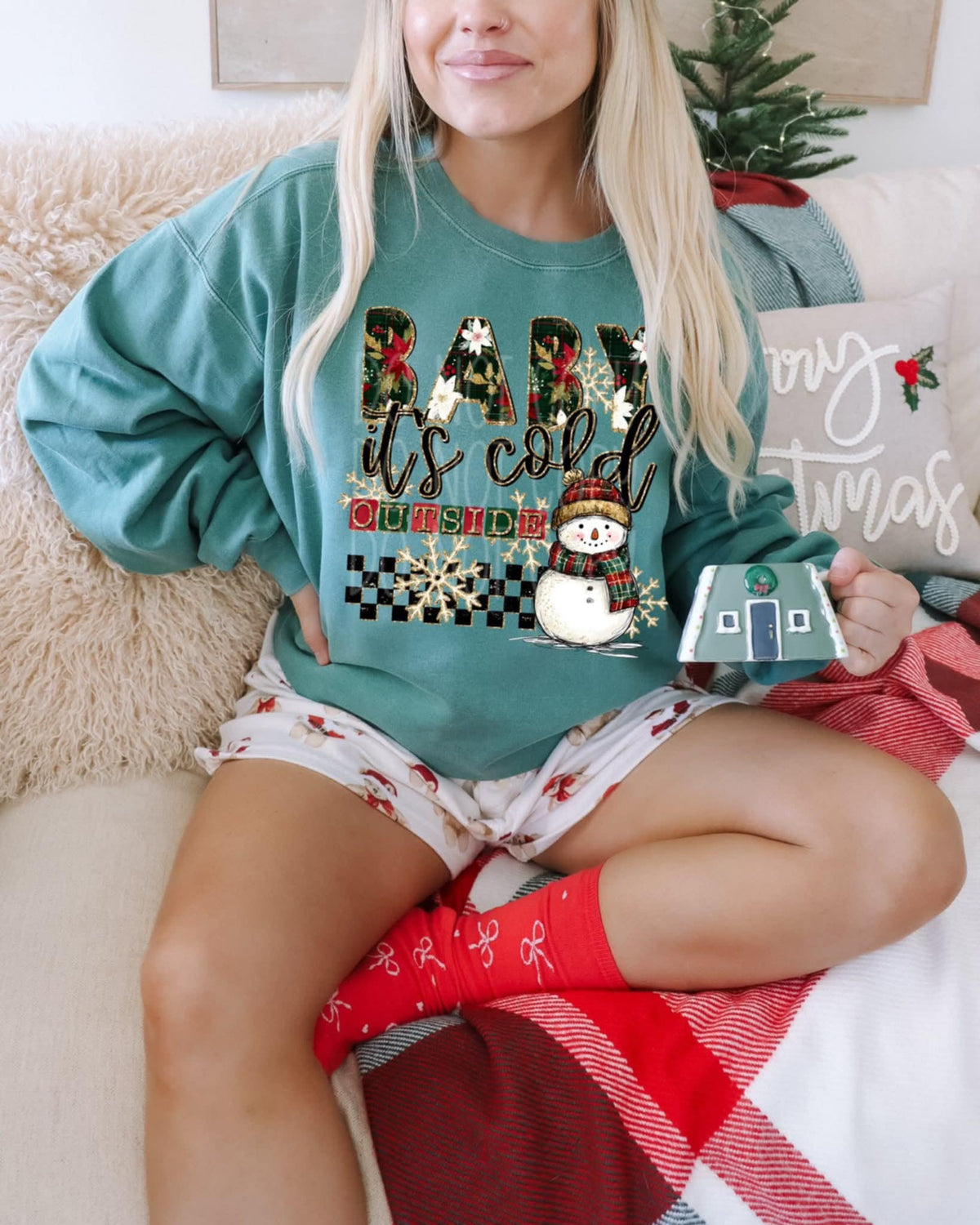 Baby It’s Cold Outside Snowman PH DTF Transfer