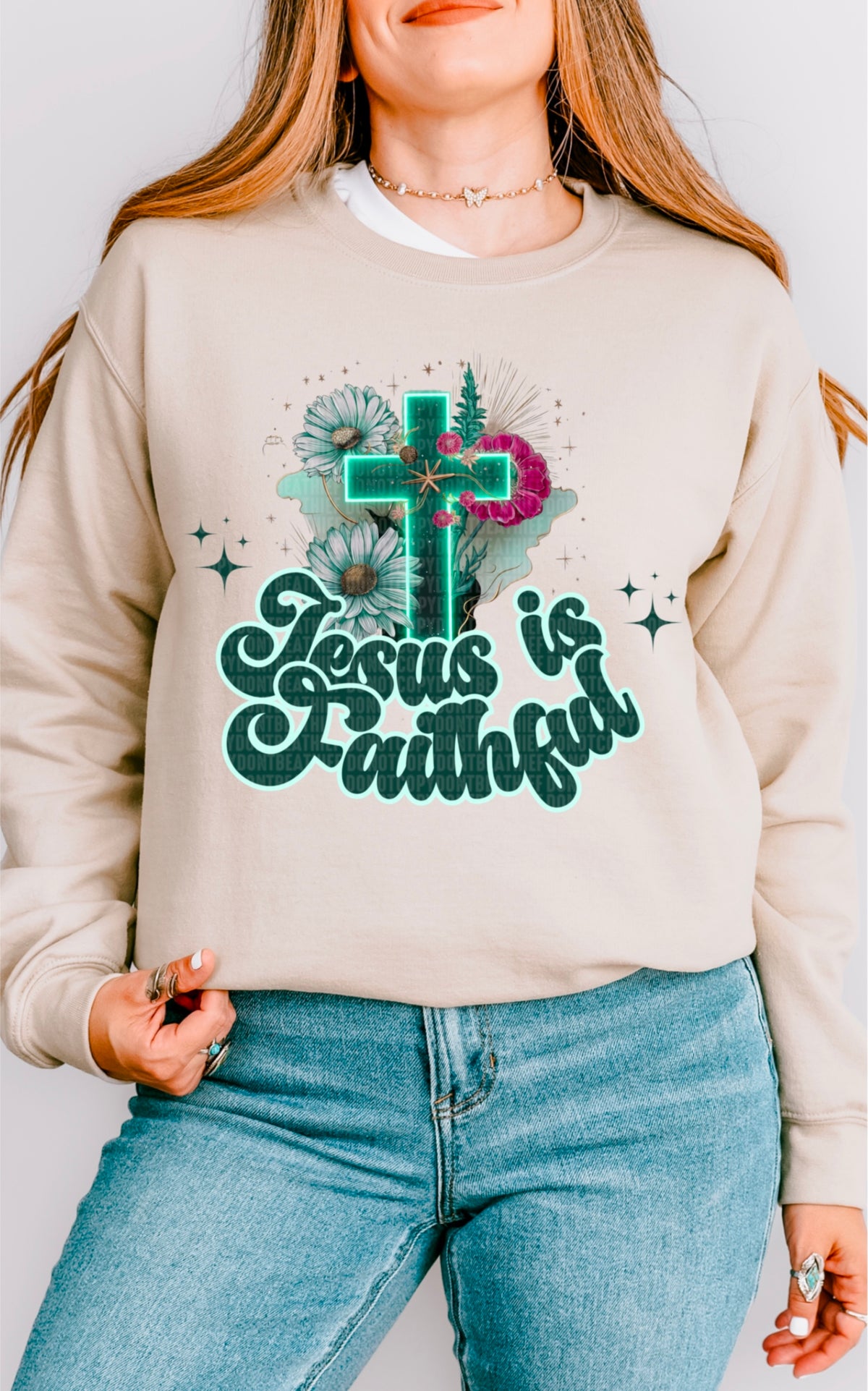 Jesus is faithful 95362 DTF transfer