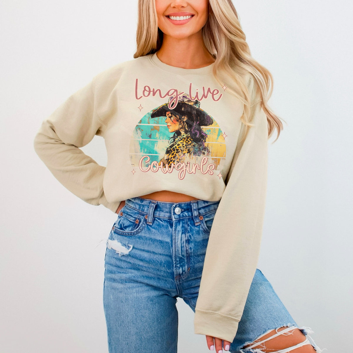 Long Live Cowgirls 114041 DTF transfer