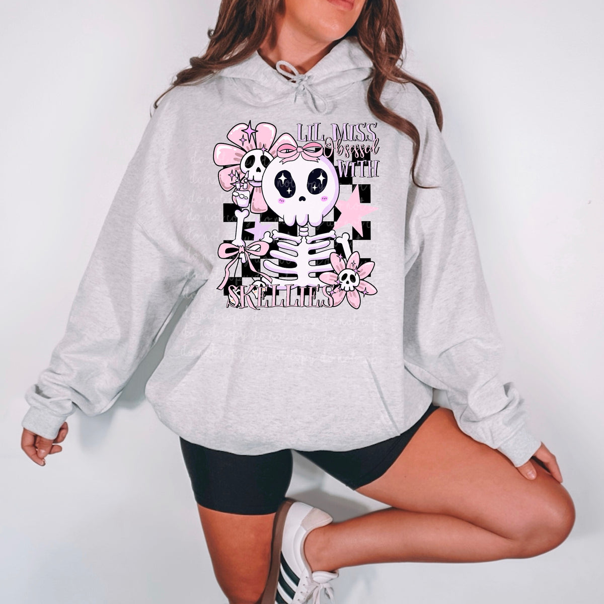 Little miss obsessed with skellies 115455 DTF Transfer