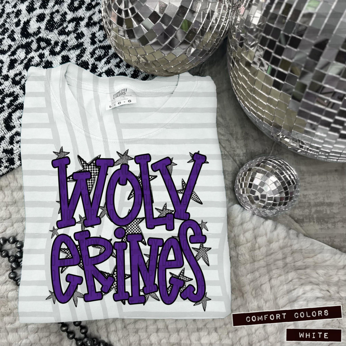 Purple Staggered Mascots (Caplinger)