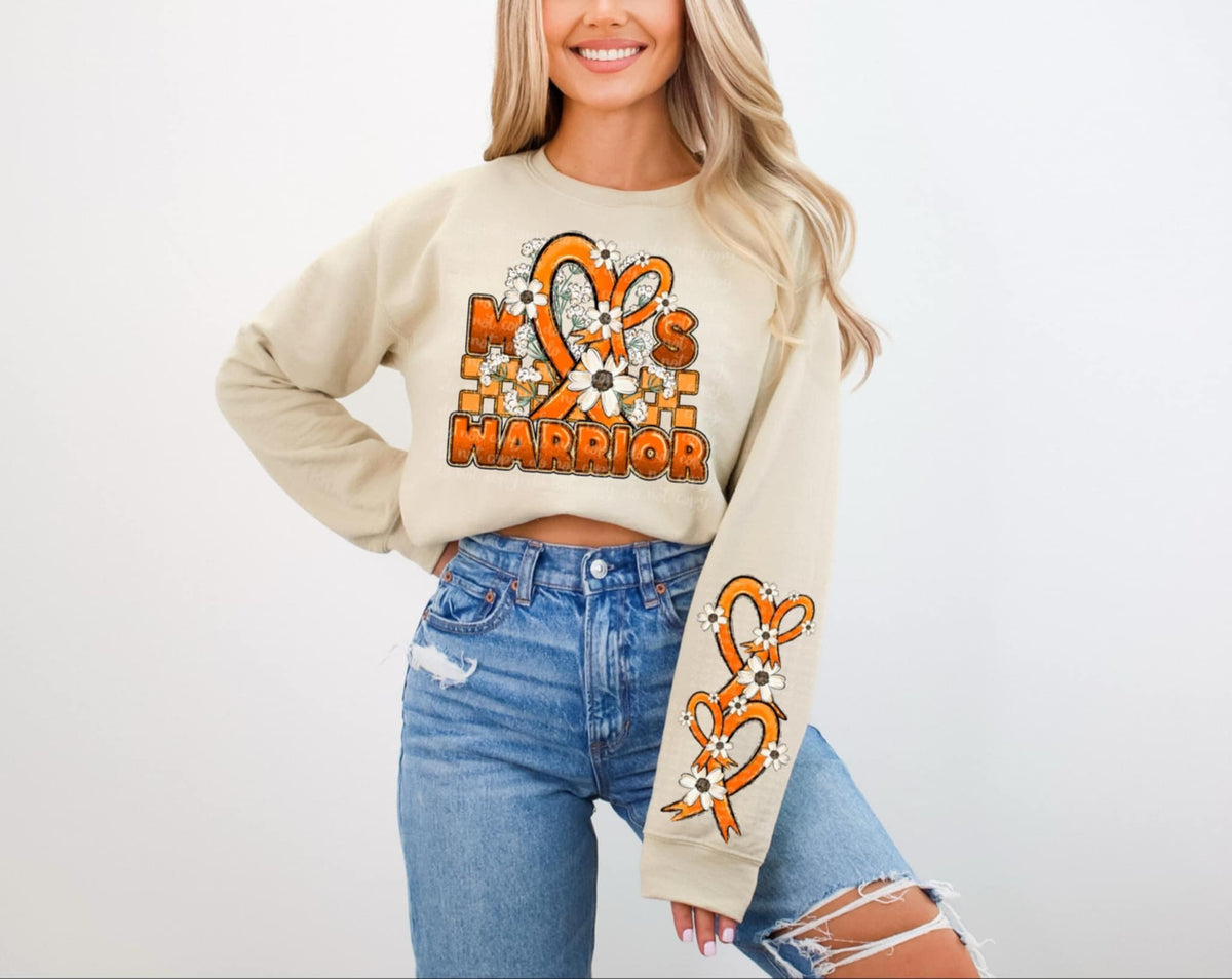 MS warrior FRONT 85811 DTF transfer