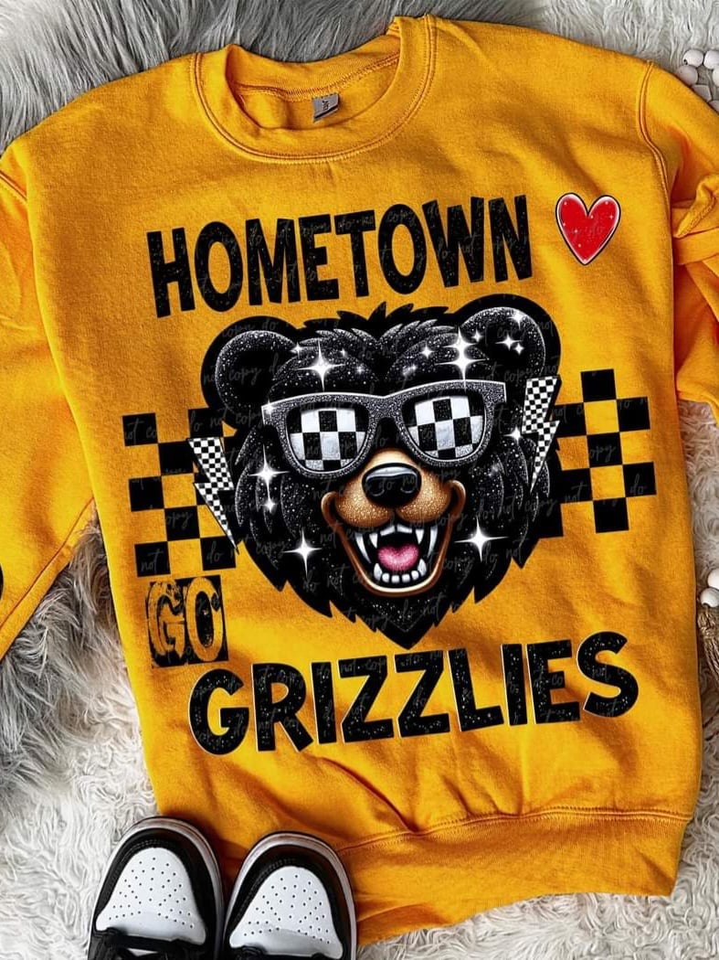 Hometown grizzlies (VIRGO) 55706 DTF transfer