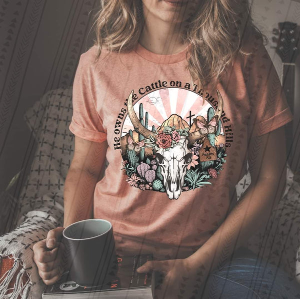 He owns the cattle on a thousand hills DTF transfer