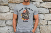 Firefighter dad DTF Transfer