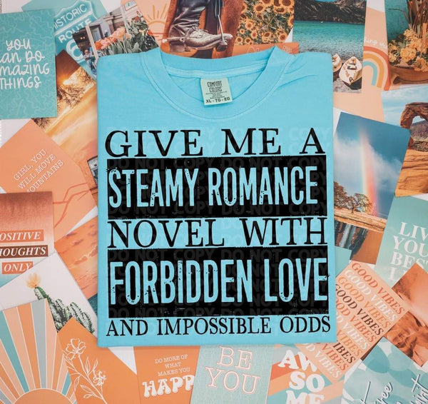 Give me a steamy romance novel with forbidden love and impossible odds 7015 BLACK DTF transfer