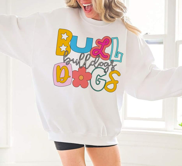 Bulldogs funky style 8111 DTF transfer