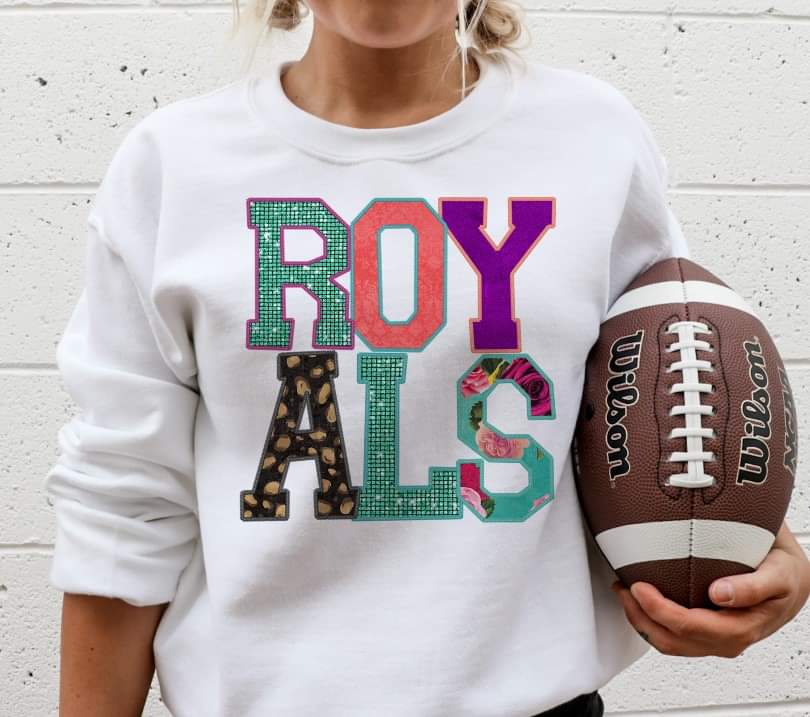 Royals embrodiery 8026 DTF transfer