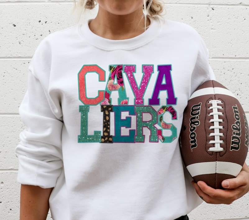 Cavaliers embrodiery 8027 DTF transfer