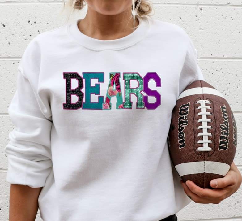 Bears embrodiery 8029 DTF transfer