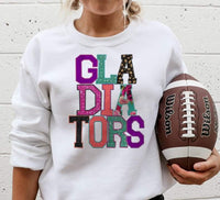 Gladiators embrodiery 8033 DTF transfer