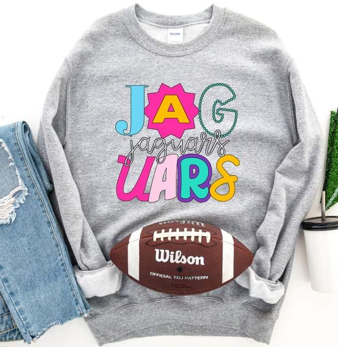 Jaguars funky style DTF transfer