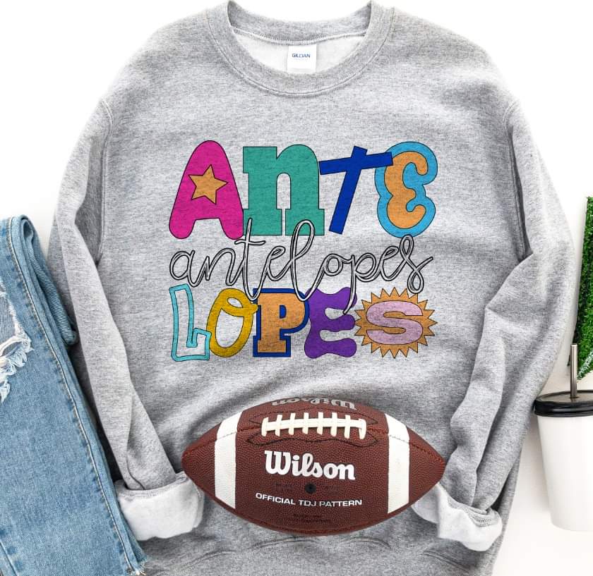 Antelopes funky style 8105 DTF transfer