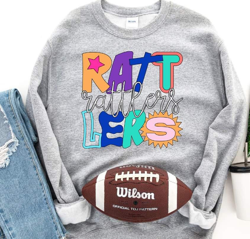 Rattlers funky style 8136 DTF transfer