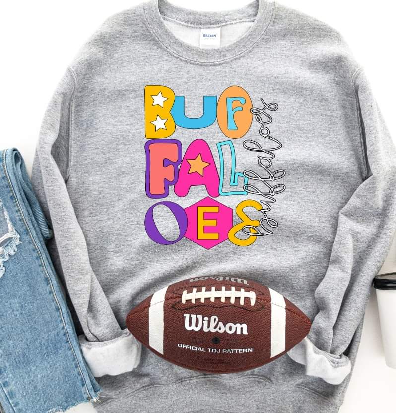 Buffaloes funky style 8110 DTF transfer