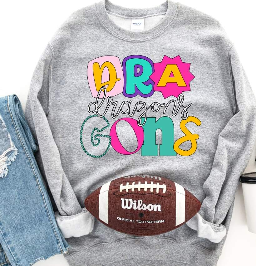 Dragons funky style 8117 DTF transfer