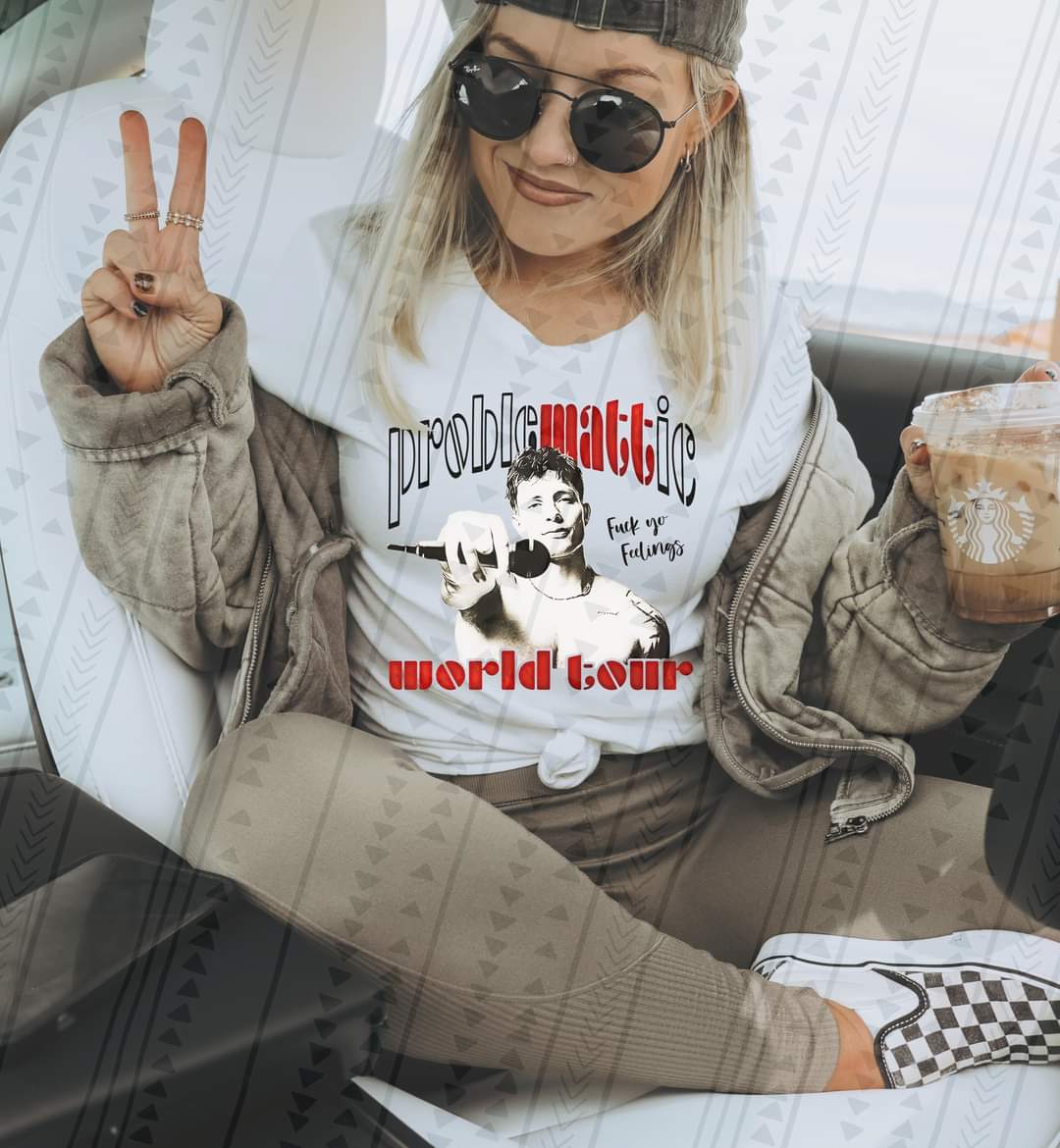 Problemattic world tour DTF transfer