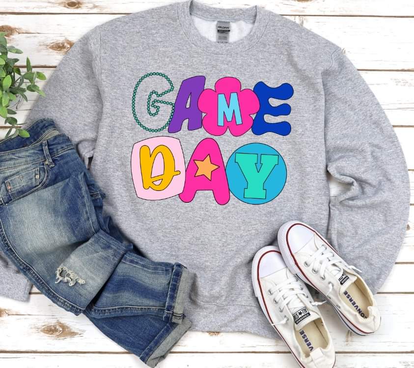 Game day funky style 8120 DTF transfer