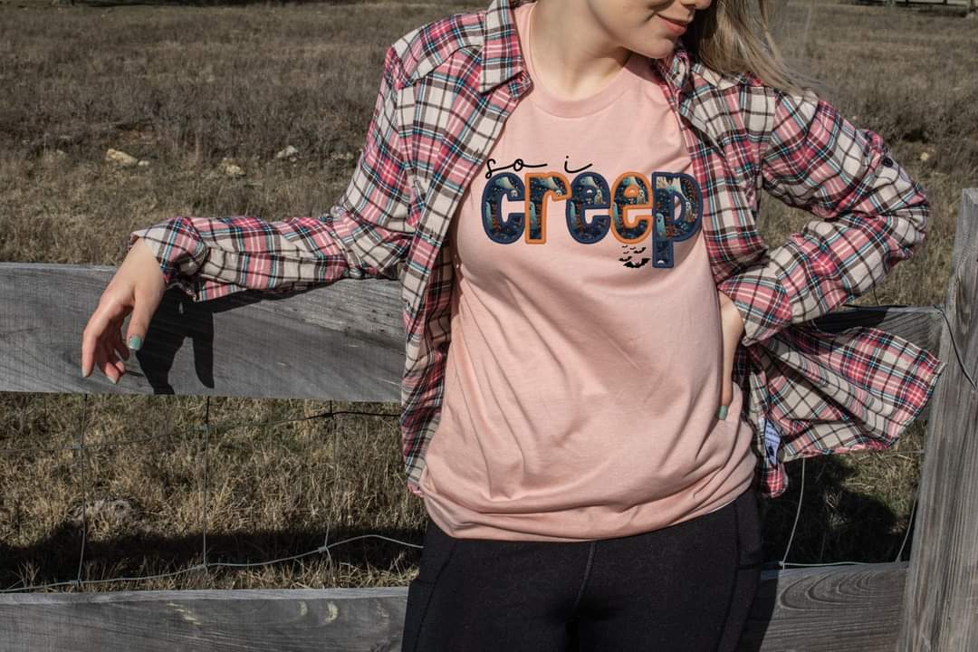 So i creep halloween embroidery DTF TRANSFER